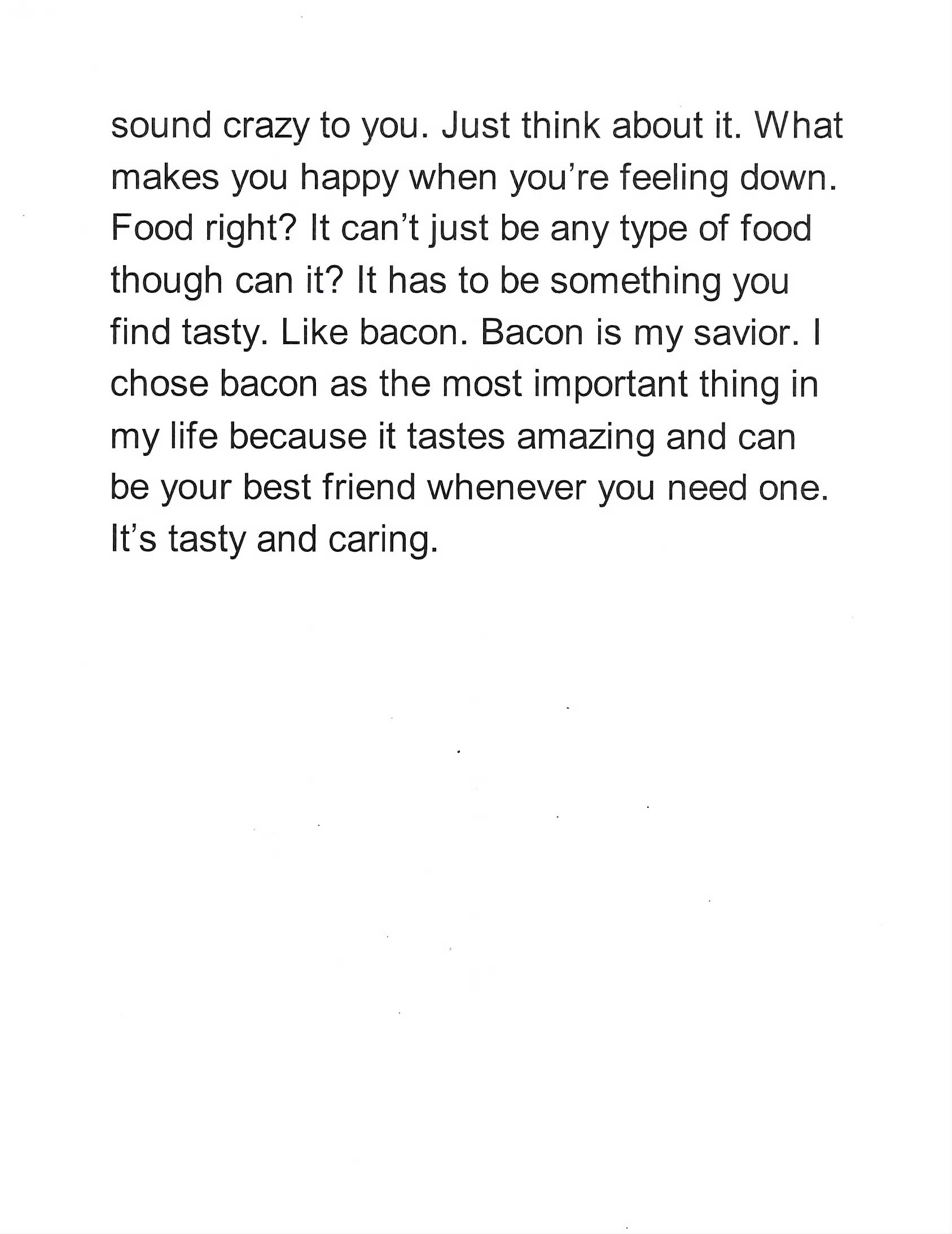 Finished custom writing paper